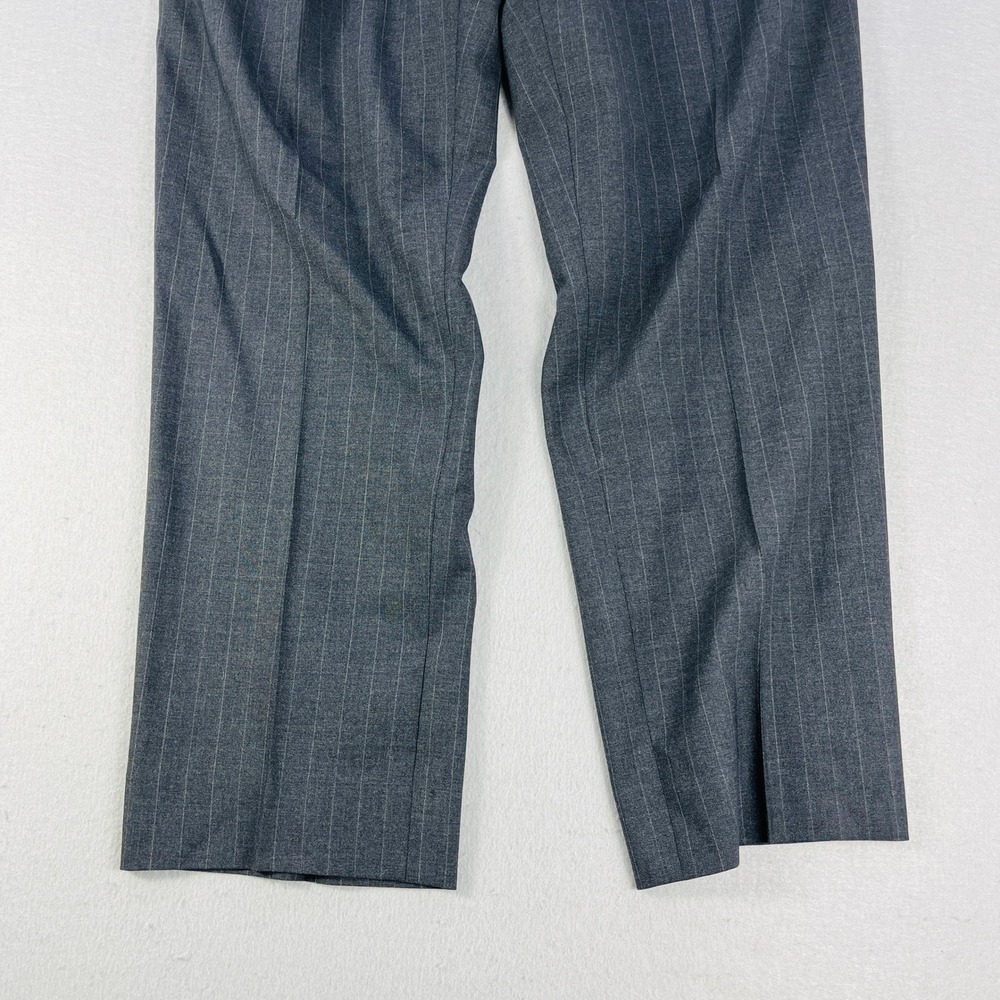 Brooks Brothers 346 Mens Suit 41R Grey Pinstripe Wool Stretch Blazer Pants Set - Picture 9 of 11